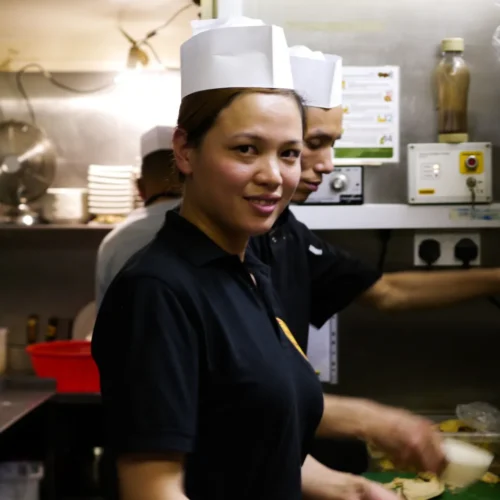 Guirong Wei in the kitchen at Xi’an Impression Emma Hughes/Eater London